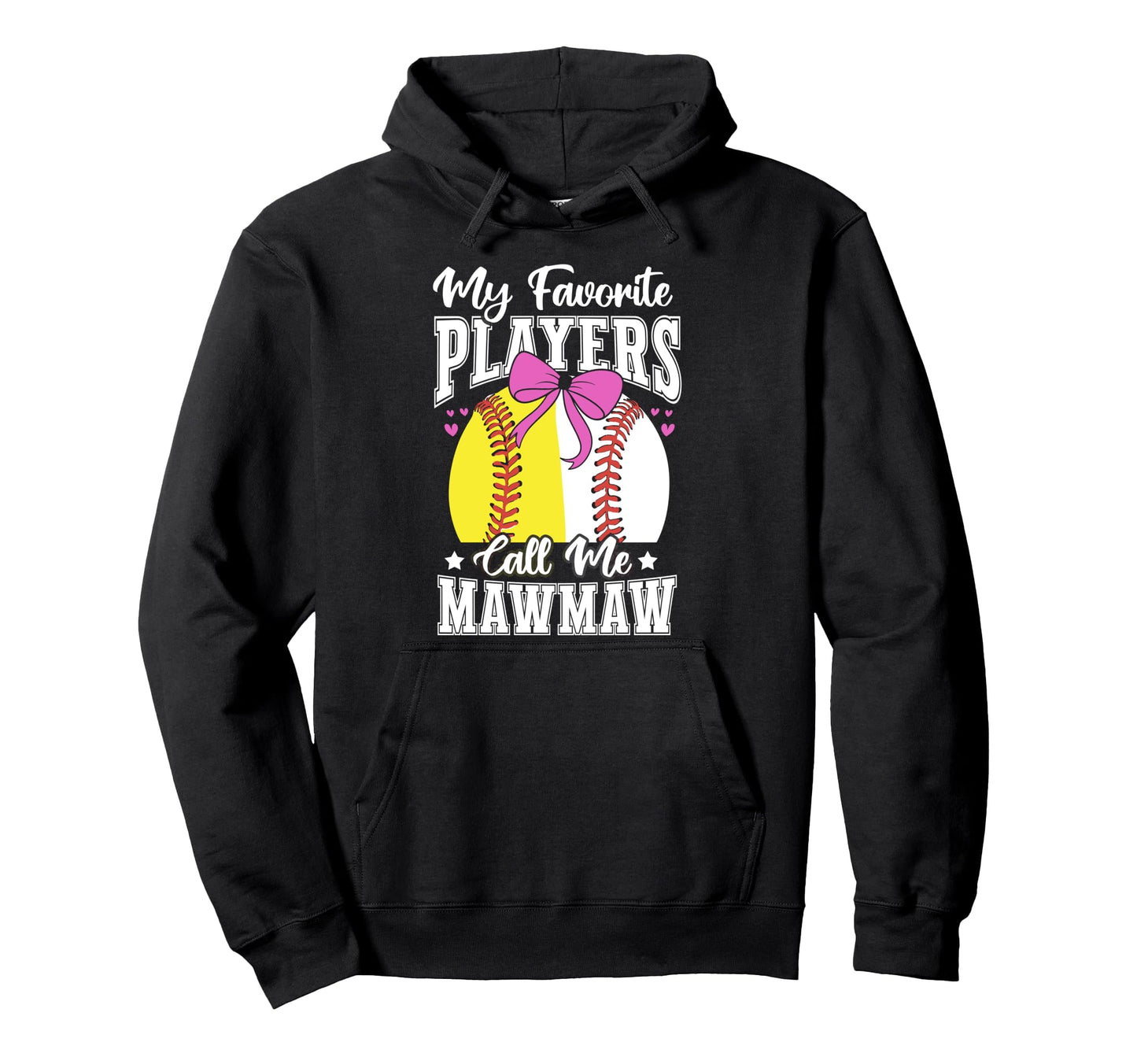 Baseball Grandma Favorite Softball Hoodie - Streetwear Style Unisex - T-Shirt, Sweatshirt, Hoodie