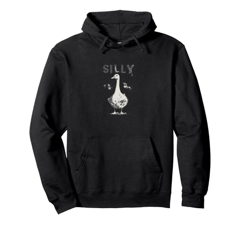 Goose Grunge Meme Funny Viral Goose Pun Hoodie - Novelty Apparel Unisex - T-Shirt, Sweatshirt, Hoodie