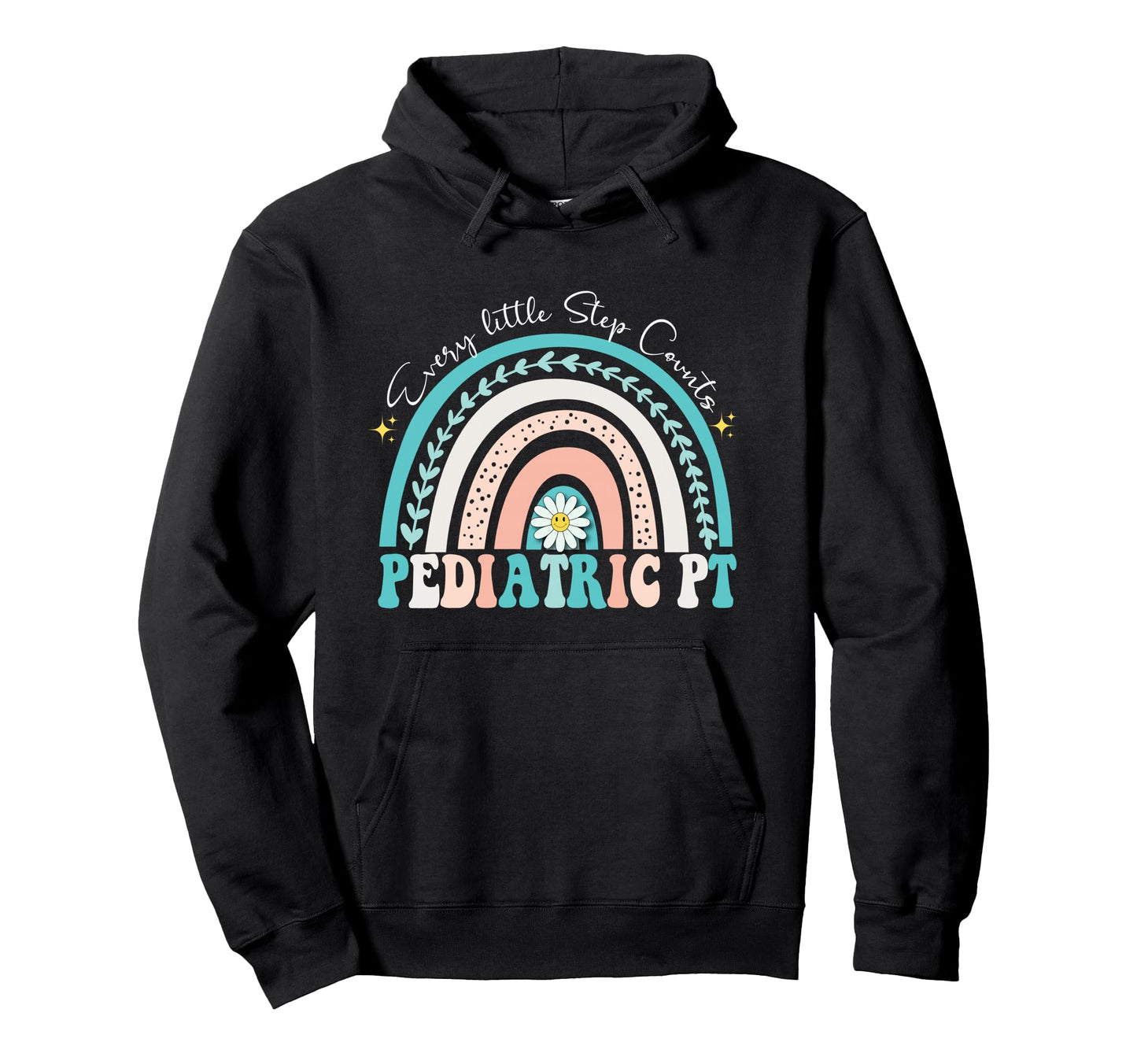 Rainbow Pediatric Physical Therapy Pt Hoodie - Unique Graphic Men Women - T-Shirt, Sweatshirt, Hoodie