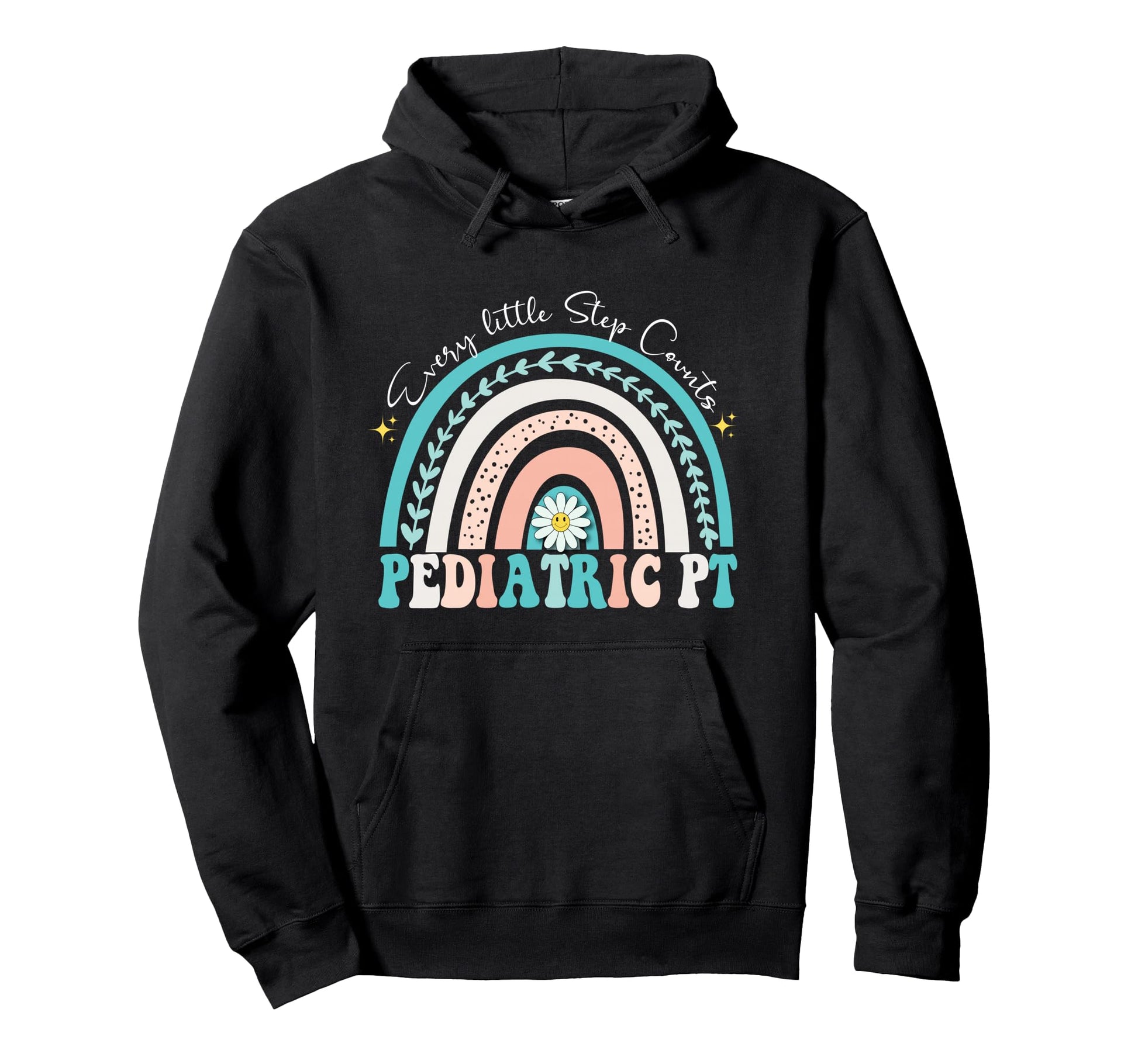 Rainbow Pediatric Physical Therapy Pt Hoodie - Unique Graphic Men Women - T-Shirt, Sweatshirt, Hoodie