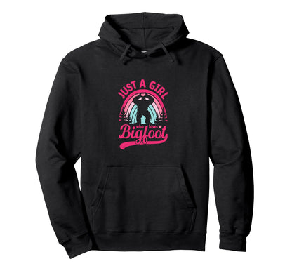 Just Who Loves Bigfoot 80S Bigfoot Hoodie - Streetwear Style for Adults - T-Shirt, Sweatshirt, Hoodie