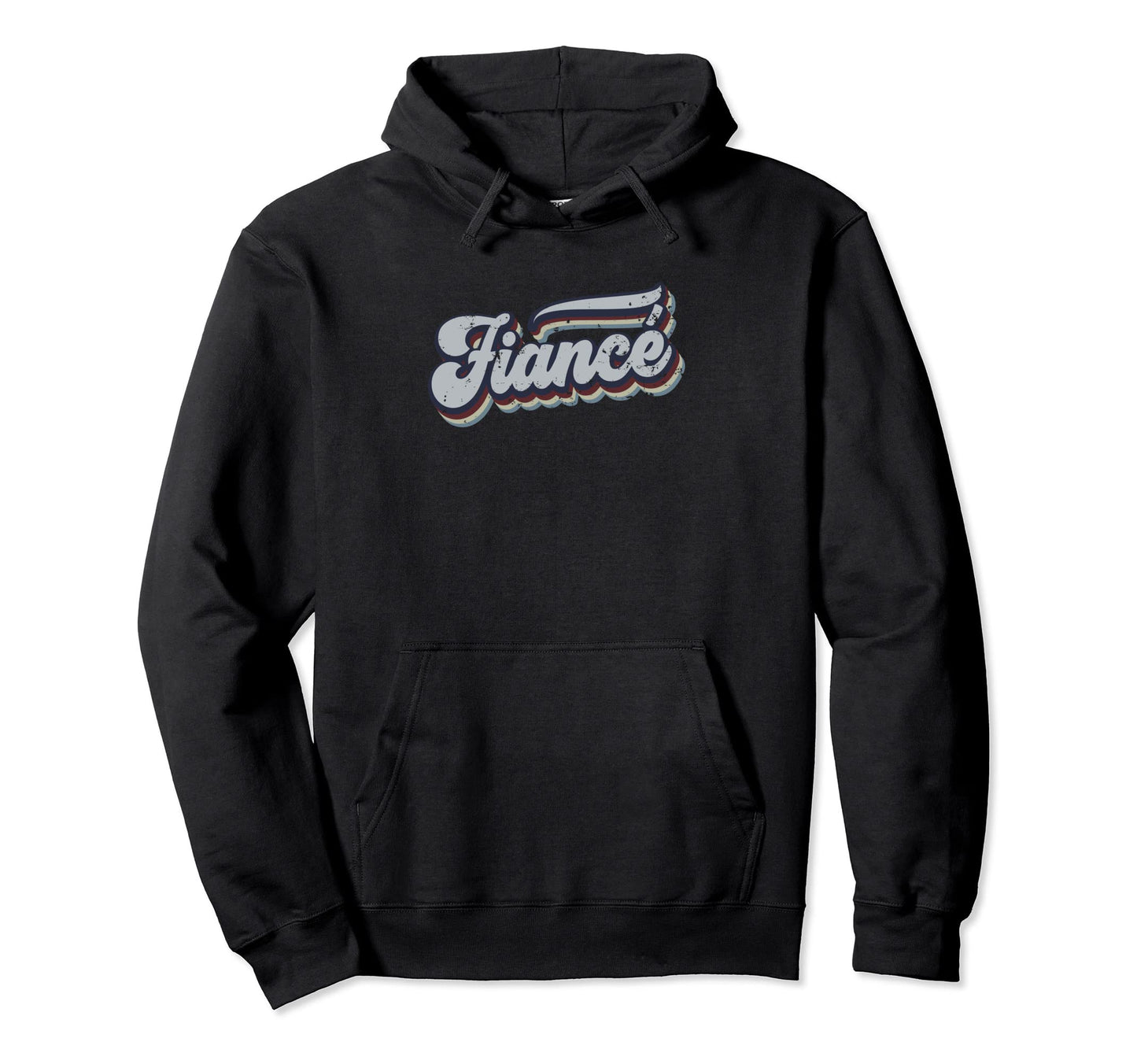 Fianc Distressed Rainbow Gift Hoodie - Casual Everyday Wear Men Women - T-Shirt, Sweatshirt, Hoodie