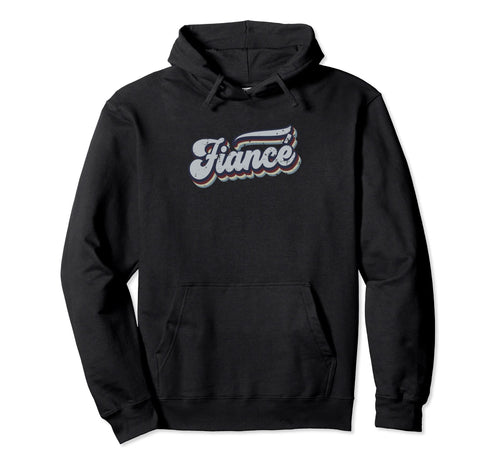 Fianc Distressed Rainbow Gift Hoodie - Casual Everyday Wear Men Women - T-Shirt, Sweatshirt, Hoodie