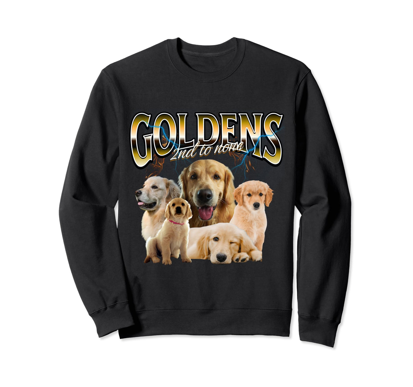 Golden Retriever Grunge Dog Lovers Sweatshirt - Unique Graphic Men Women - T-Shirt, Sweatshirt, Hoodie
