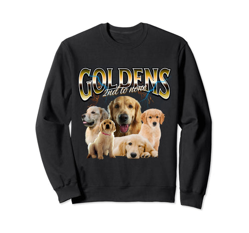 Golden Retriever Grunge Dog Lovers Sweatshirt - Unique Graphic Men Women - T-Shirt, Sweatshirt, Hoodie
