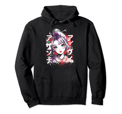 Anime Goth Grunge Demon Waifu Horror Alt Hoodie - Graphic Print Men Women - T-Shirt, Sweatshirt, Hoodie