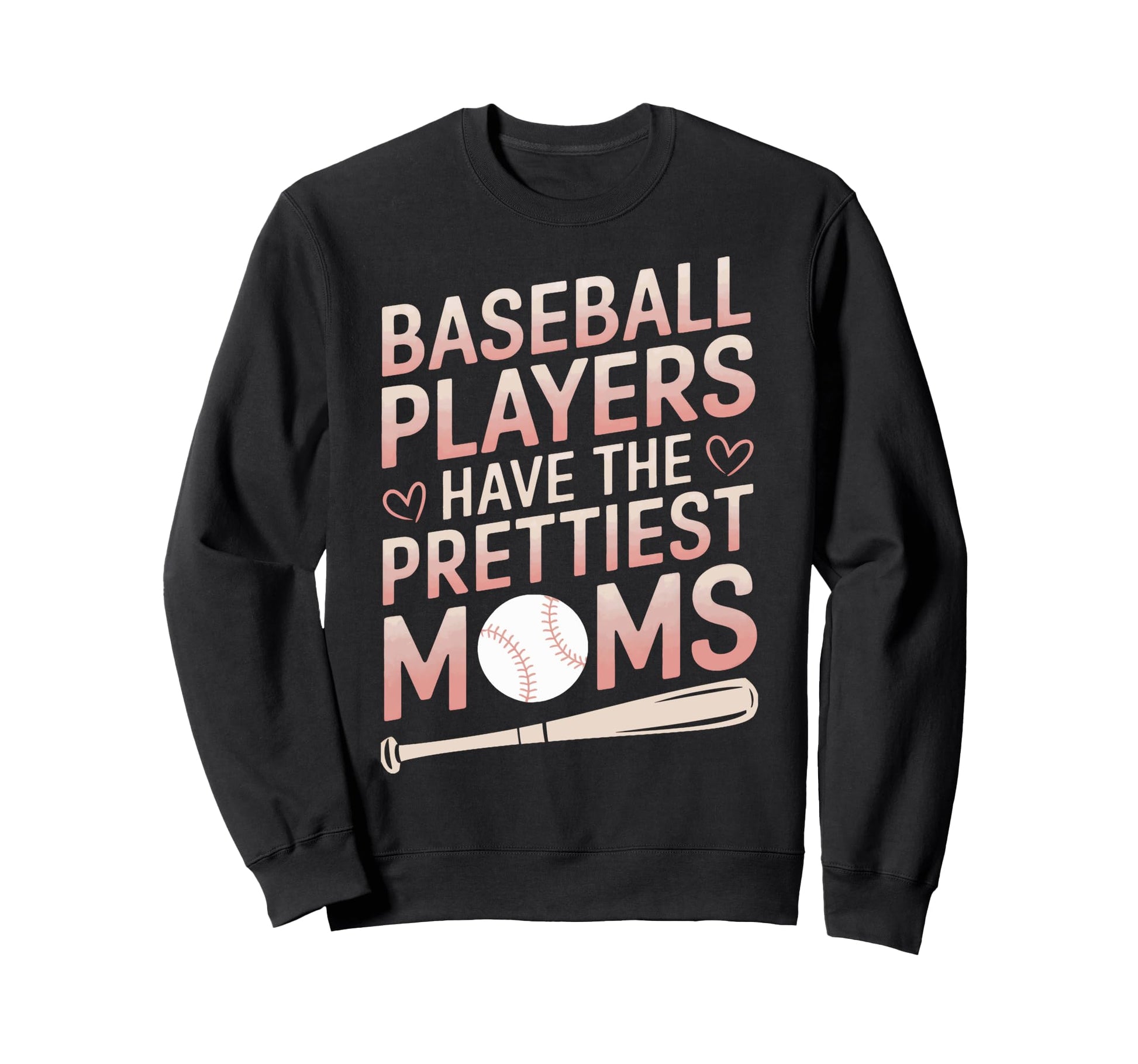 Baseball Game Day Mom Baseball Sweatshirt - Graphic Print Men Women - T-Shirt, Sweatshirt, Hoodie