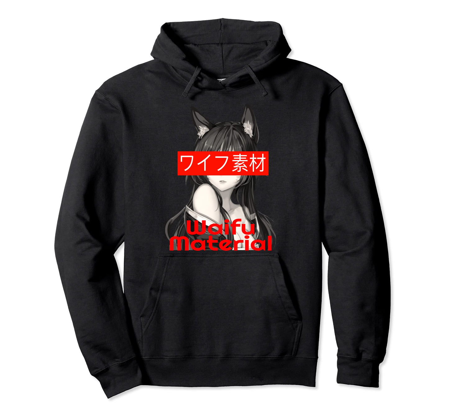 Anime Aesthetic Japanese Foxy Sexy Lewd Hoodie - Trendy Graphic Unisex - T-Shirt, Sweatshirt, Hoodie