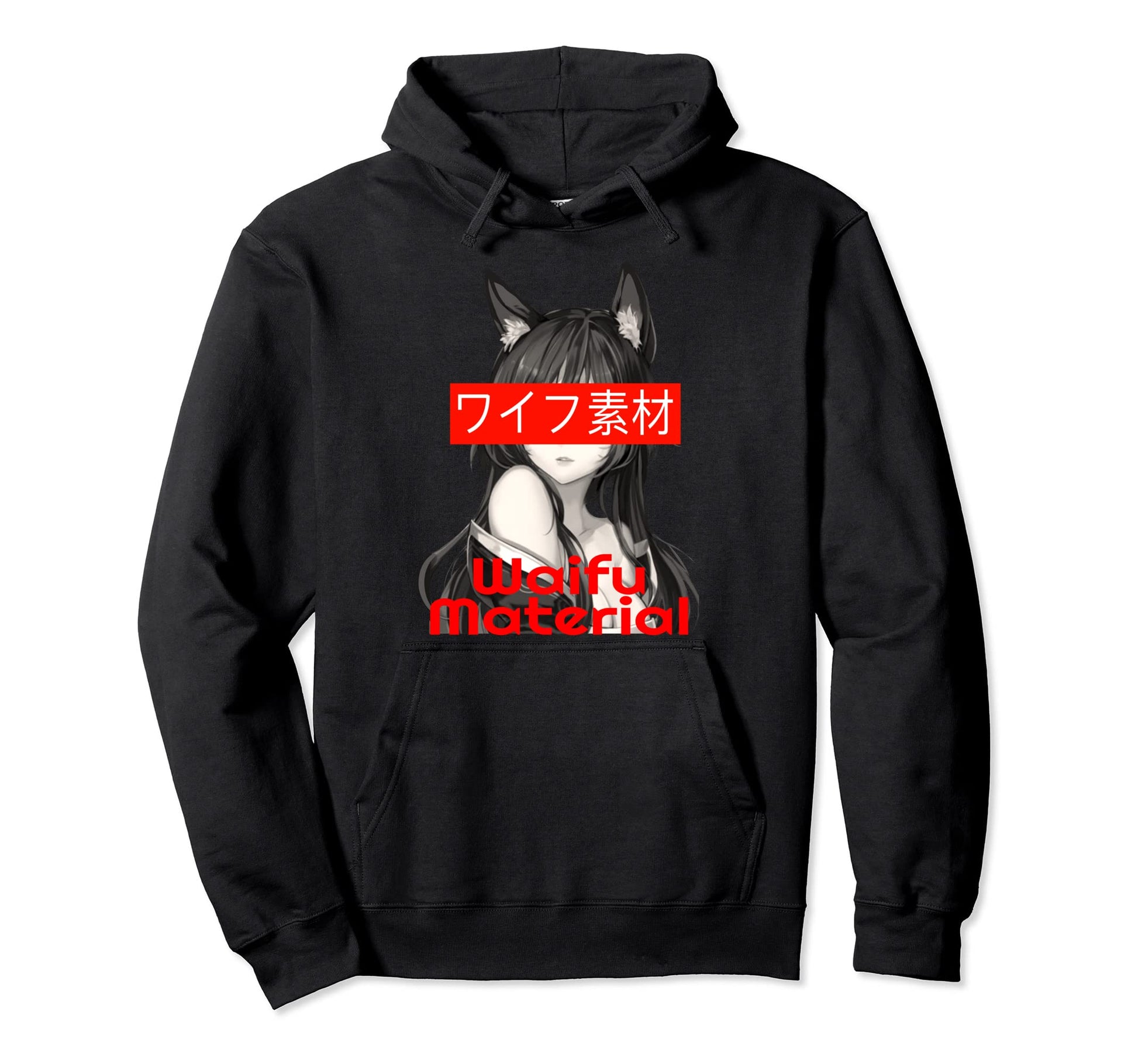 Anime Aesthetic Japanese Foxy Sexy Lewd Hoodie - Trendy Graphic Unisex - T-Shirt, Sweatshirt, Hoodie