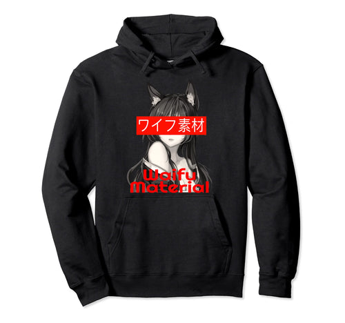 Anime Aesthetic Japanese Foxy Sexy Lewd Hoodie - Trendy Graphic Unisex - T-Shirt, Sweatshirt, Hoodie