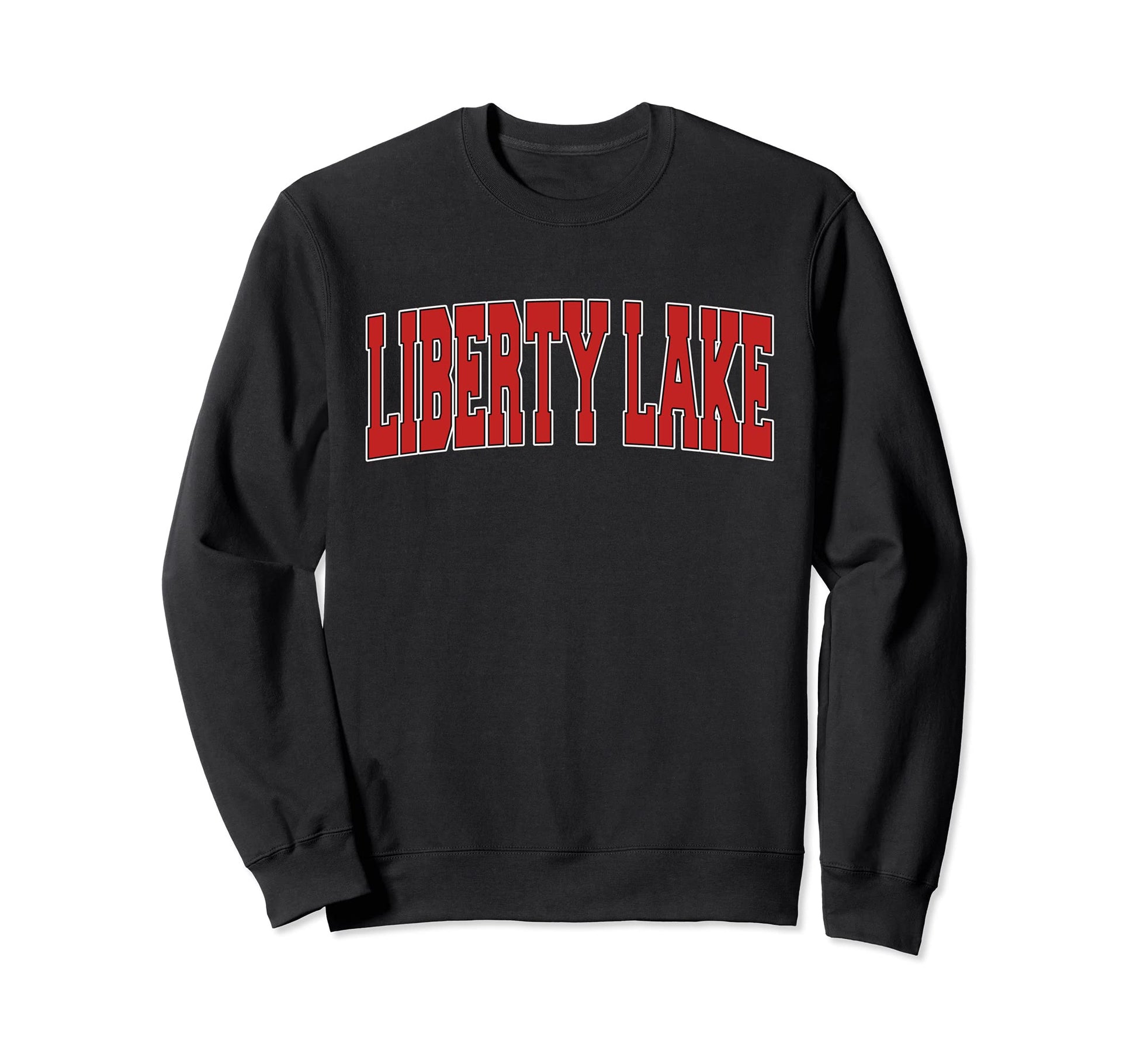 Liberty Lake Wa Washington Sweatshirt - Custom Art Print for Adults - T-Shirt, Sweatshirt, Hoodie