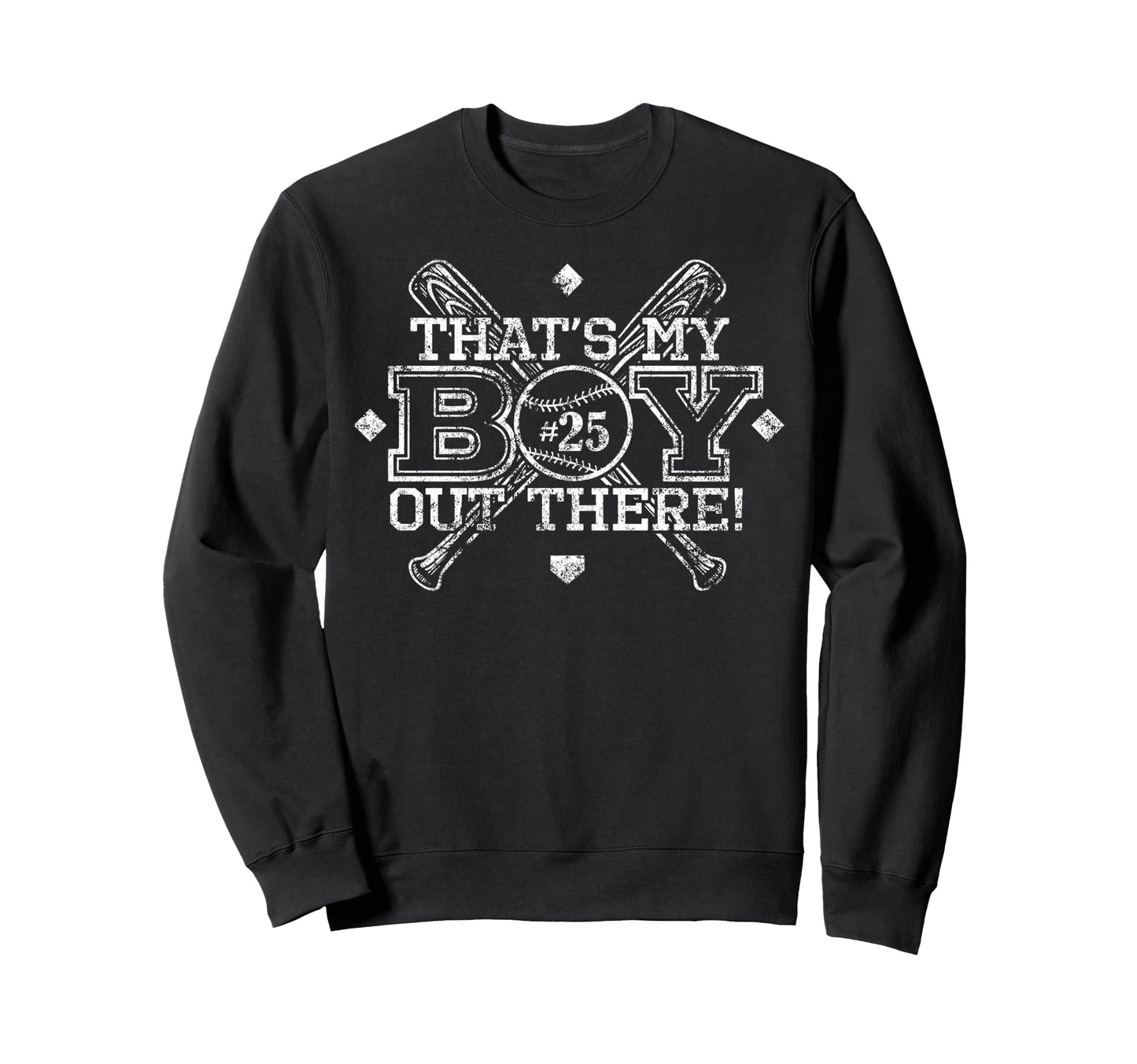 Baseball Mom Dad Thats My Proud Sweatshirt - Aesthetic Graphic Unisex - T-Shirt, Sweatshirt, Hoodie