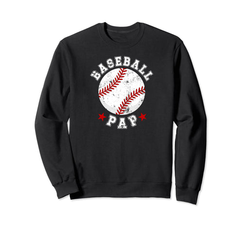 Baseball Pap Grandpa Best Pap Sweatshirt - Streetwear Style for Adults - T-Shirt, Sweatshirt, Hoodie