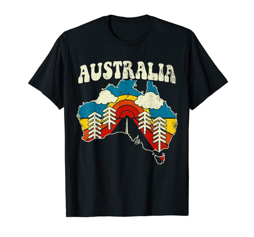 Australia Australian Country Rainbow T-Shirt - Unique Graphic Men Women - T-Shirt, Sweatshirt, Hoodie