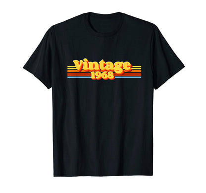 1968 51St Birthday Stripe T-Shirt - Novelty Apparel Men Women - T-Shirt, Sweatshirt, Hoodie