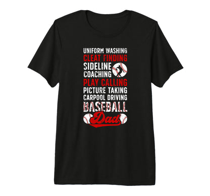 Mens Baseball Dad Definition Dad Baseball T-Shirt - Unique Graphic Unisex - T-Shirt, Sweatshirt, Hoodie