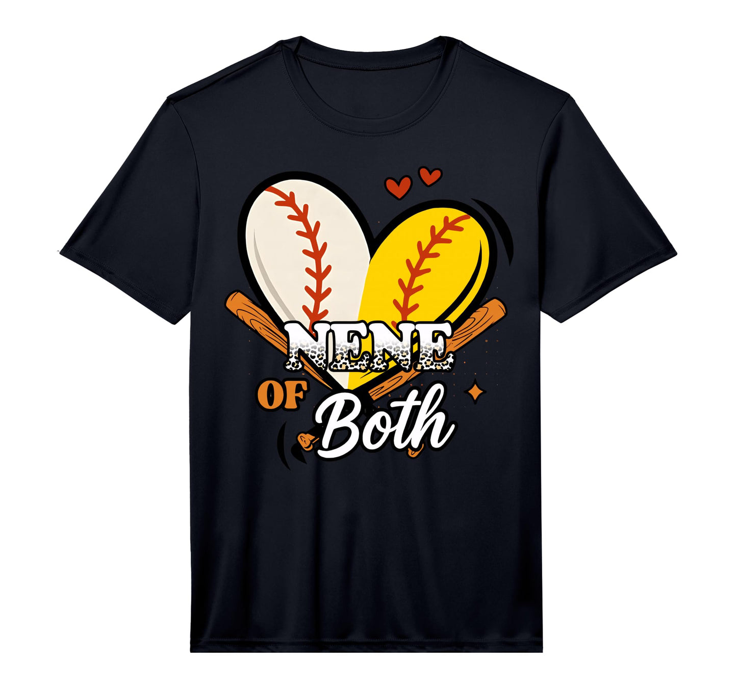 Mens Nene Both Baseball Softball Game T-Shirt - Trendy Graphic Men Women - T-Shirt, Sweatshirt, Hoodie