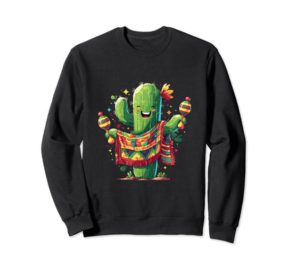 Cactus Serape Succulent Plant Sweatshirt - Novelty Apparel for Adults - T-Shirt, Sweatshirt, Hoodie