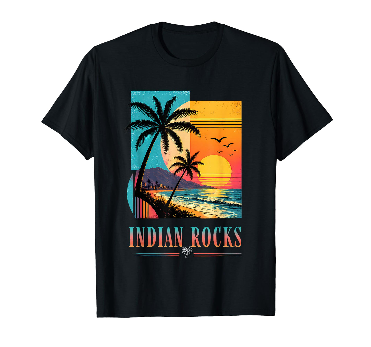 Indian Rocks Beach Sunset 2026 Summer T-Shirt - Novelty Apparel Unisex - T-Shirt, Sweatshirt, Hoodie