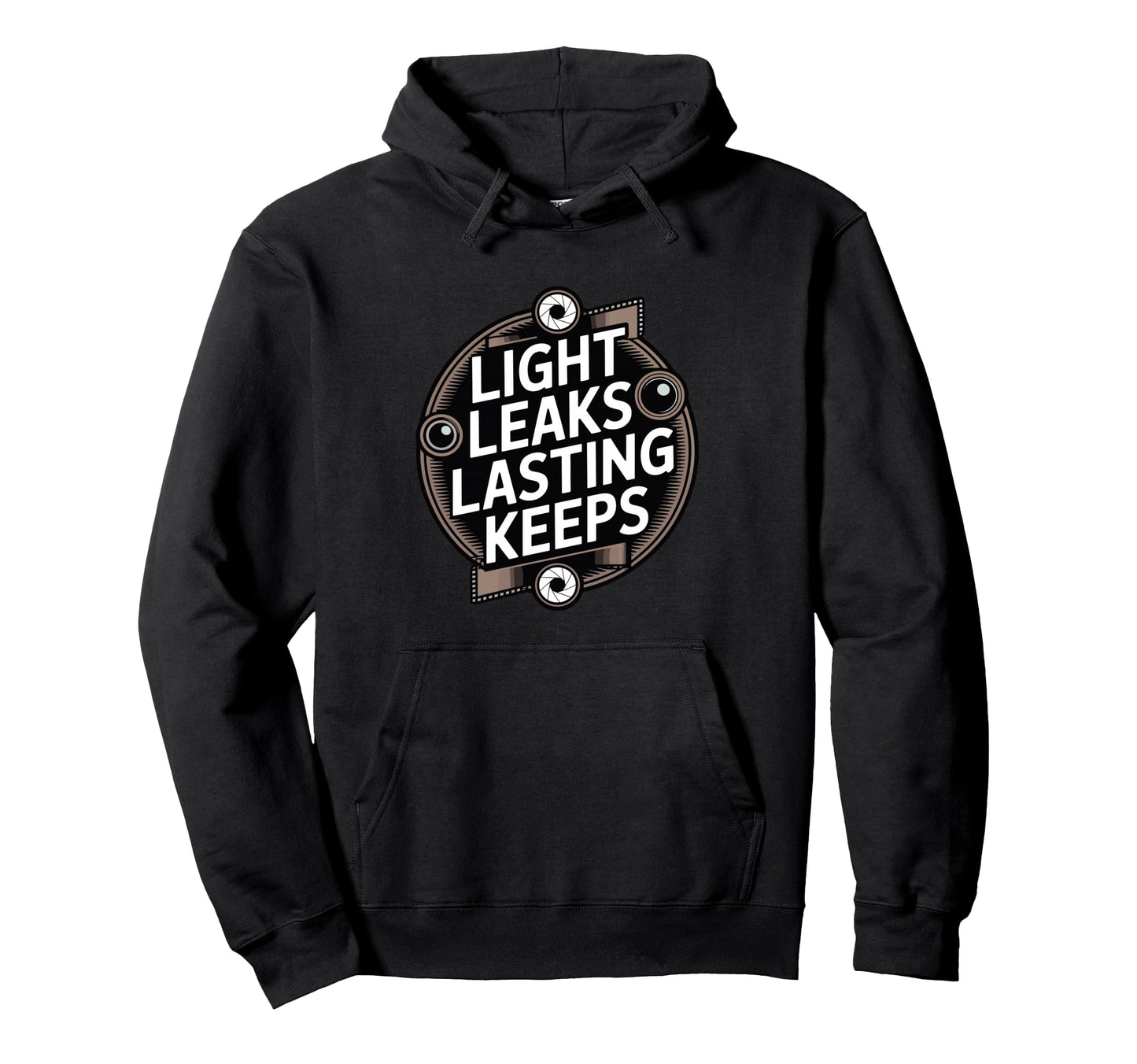 Through Lens We Live Twice Camera Hoodie - Graphic Print Unisex - T-Shirt, Sweatshirt, Hoodie
