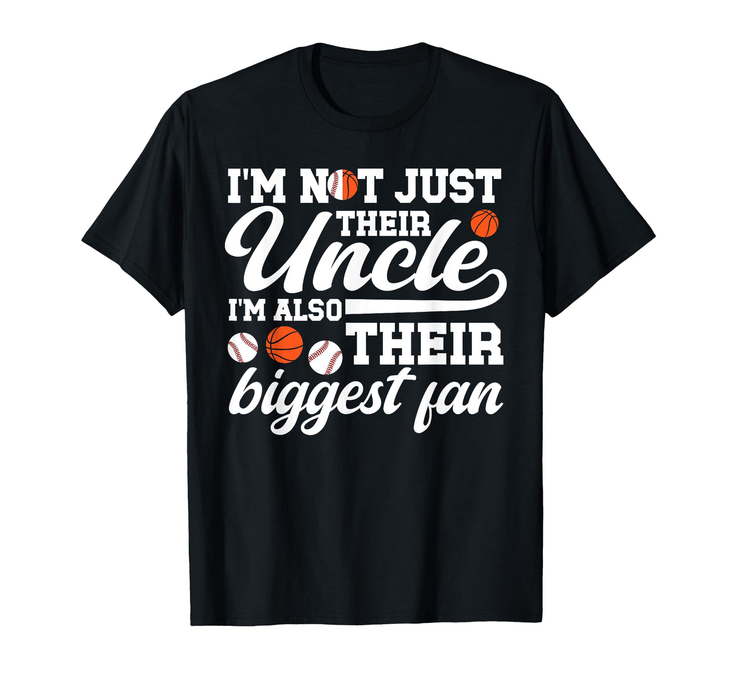 Their Biggest Fan Baseball Basketball T-Shirt - Graphic Print Men Women - T-Shirt, Sweatshirt, Hoodie