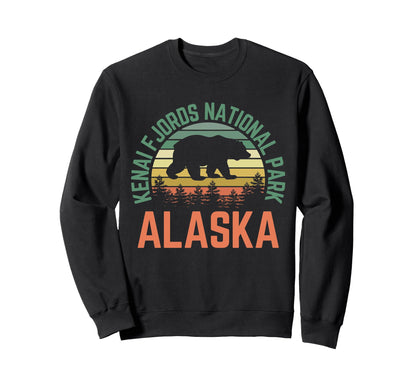 Kenai Fjords National Park Alaska Sweatshirt - Trendy Graphic for Adults - T-Shirt, Sweatshirt, Hoodie