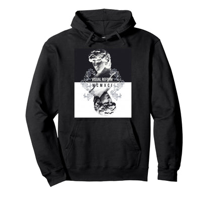 Vaporwave Aesthetic 80S 90S Statue Hoodie - Fun Novelty Design Men Women - T-Shirt, Sweatshirt, Hoodie