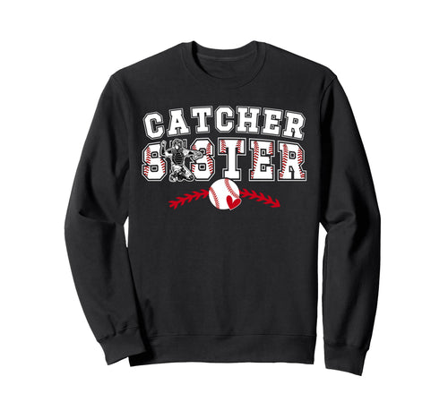 Baseball Catcher Sister Sweatshirt - Casual Everyday Wear for Adults - T-Shirt, Sweatshirt, Hoodie