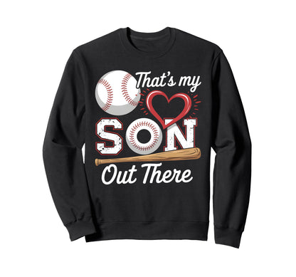 Thats My Son Baseball Grandma Sweatshirt - Streetwear Style Men Women - T-Shirt, Sweatshirt, Hoodie
