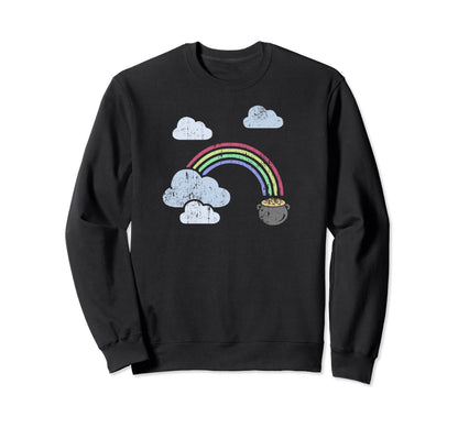 St Patricks Day Irish Pot Sweatshirt - Minimalist Print Men Women - T-Shirt, Sweatshirt, Hoodie