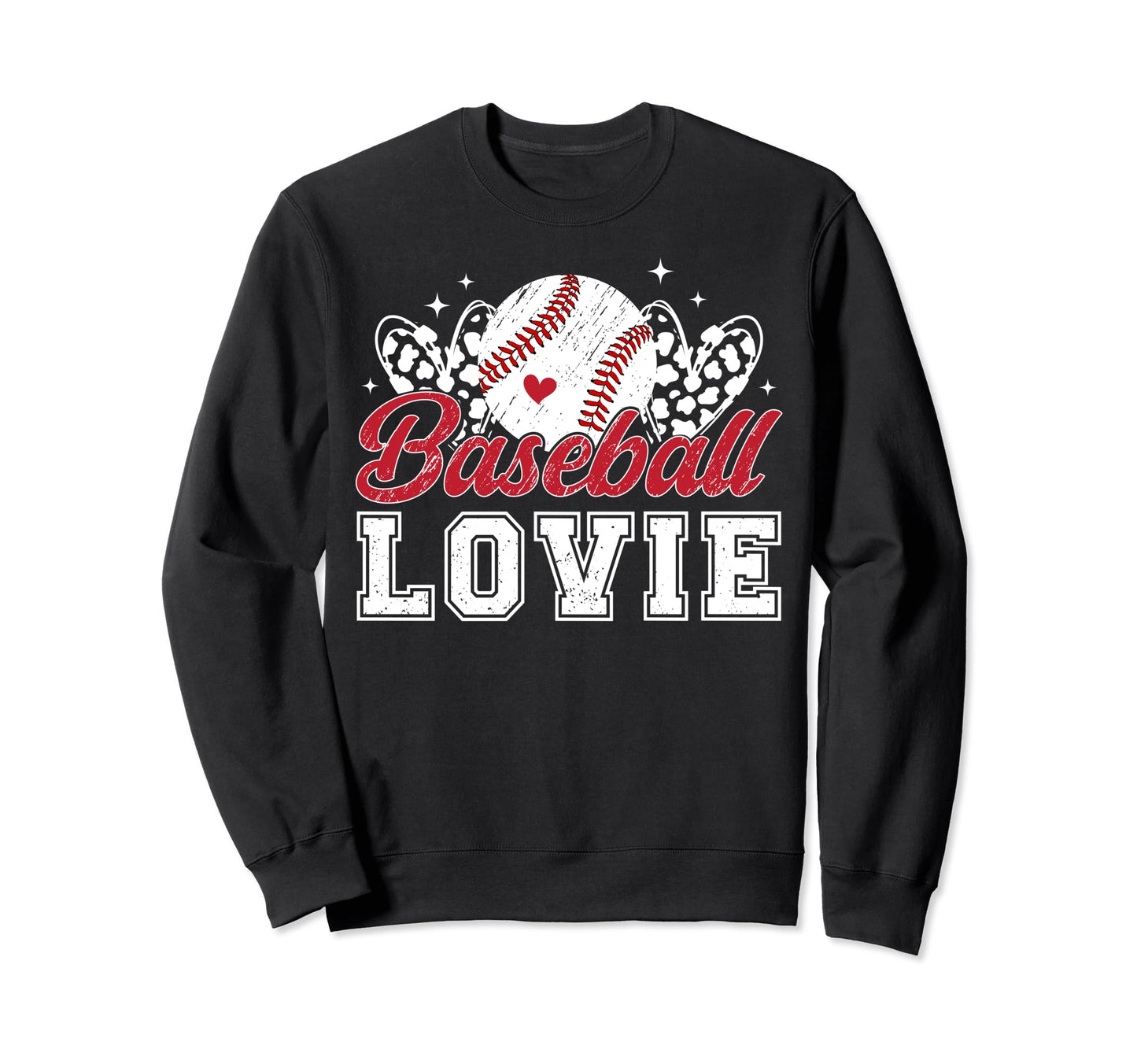 Baseball Lovie Grandma Lovie Baseball Sweatshirt - Graphic Print Unisex - T-Shirt, Sweatshirt, Hoodie