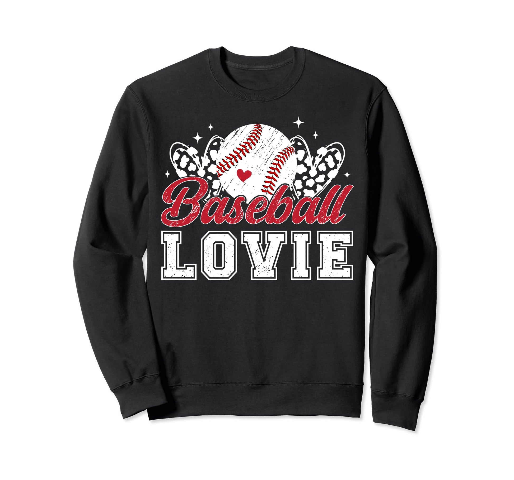 Baseball Lovie Grandma Lovie Baseball Sweatshirt - Graphic Print Unisex - T-Shirt, Sweatshirt, Hoodie