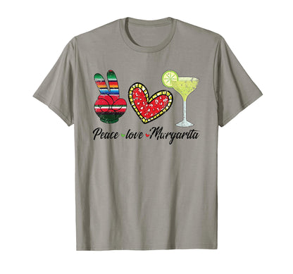 Funny Cinco De Mayo Mexican Peace Love T-Shirt - Graphic Print for Adults - T-Shirt, Sweatshirt, Hoodie