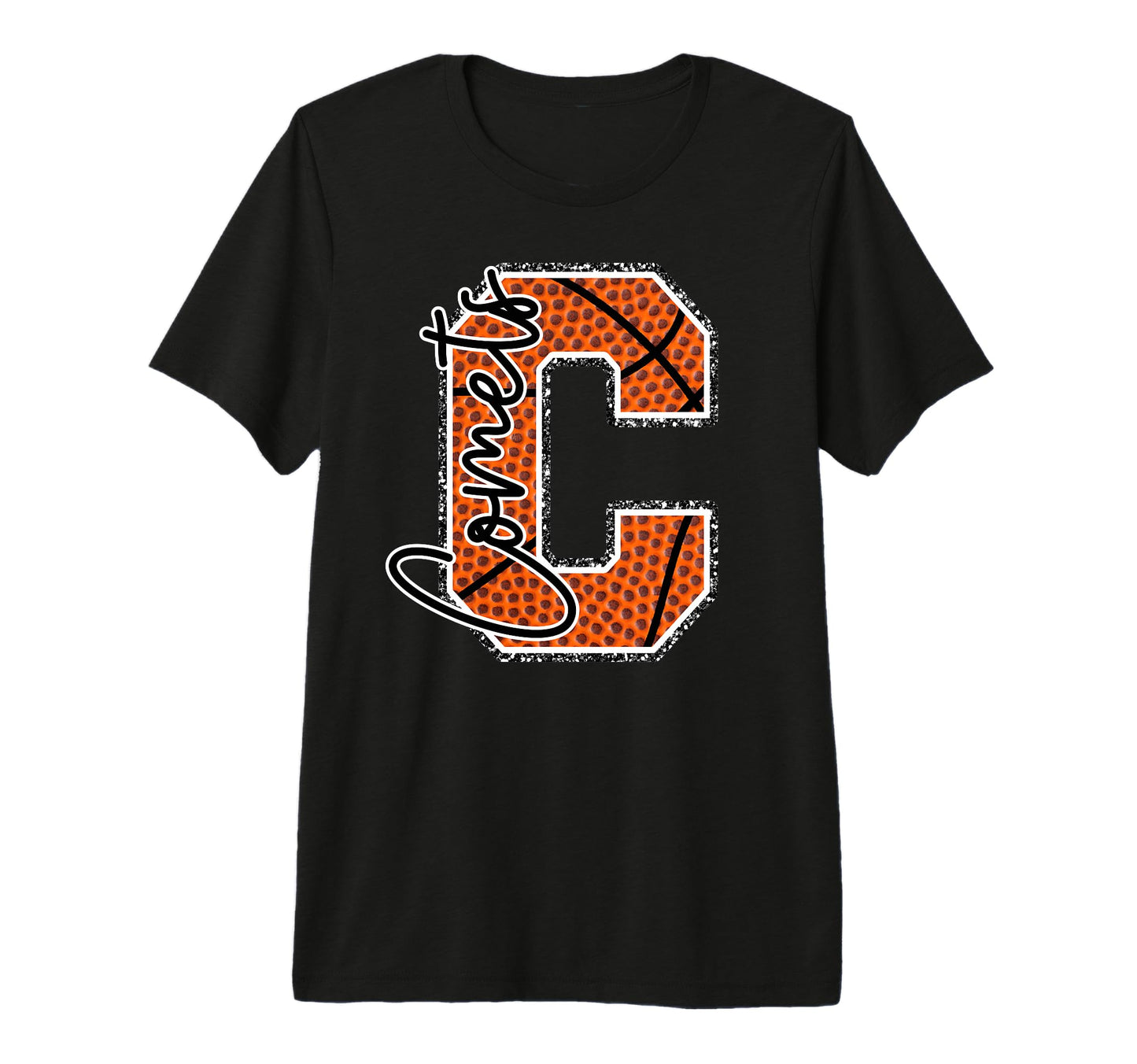 Comets Basketball Letter Bball Mom T-Shirt - Streetwear Style Men Women - T-Shirt, Sweatshirt, Hoodie