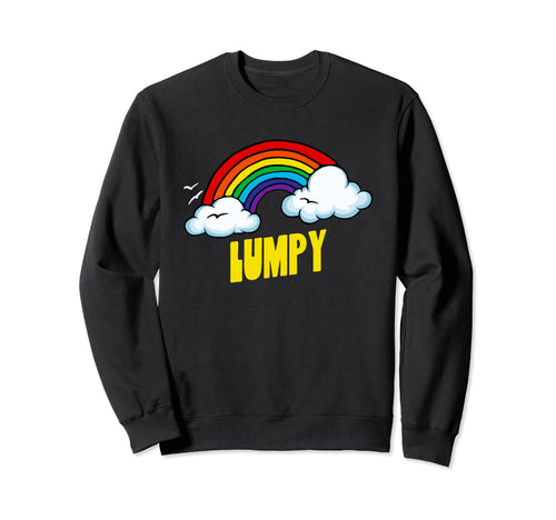 Lumpy Funny Sarcastic 80S Rainbow Sweatshirt - Minimalist Print for Adults - T-Shirt, Sweatshirt, Hoodie