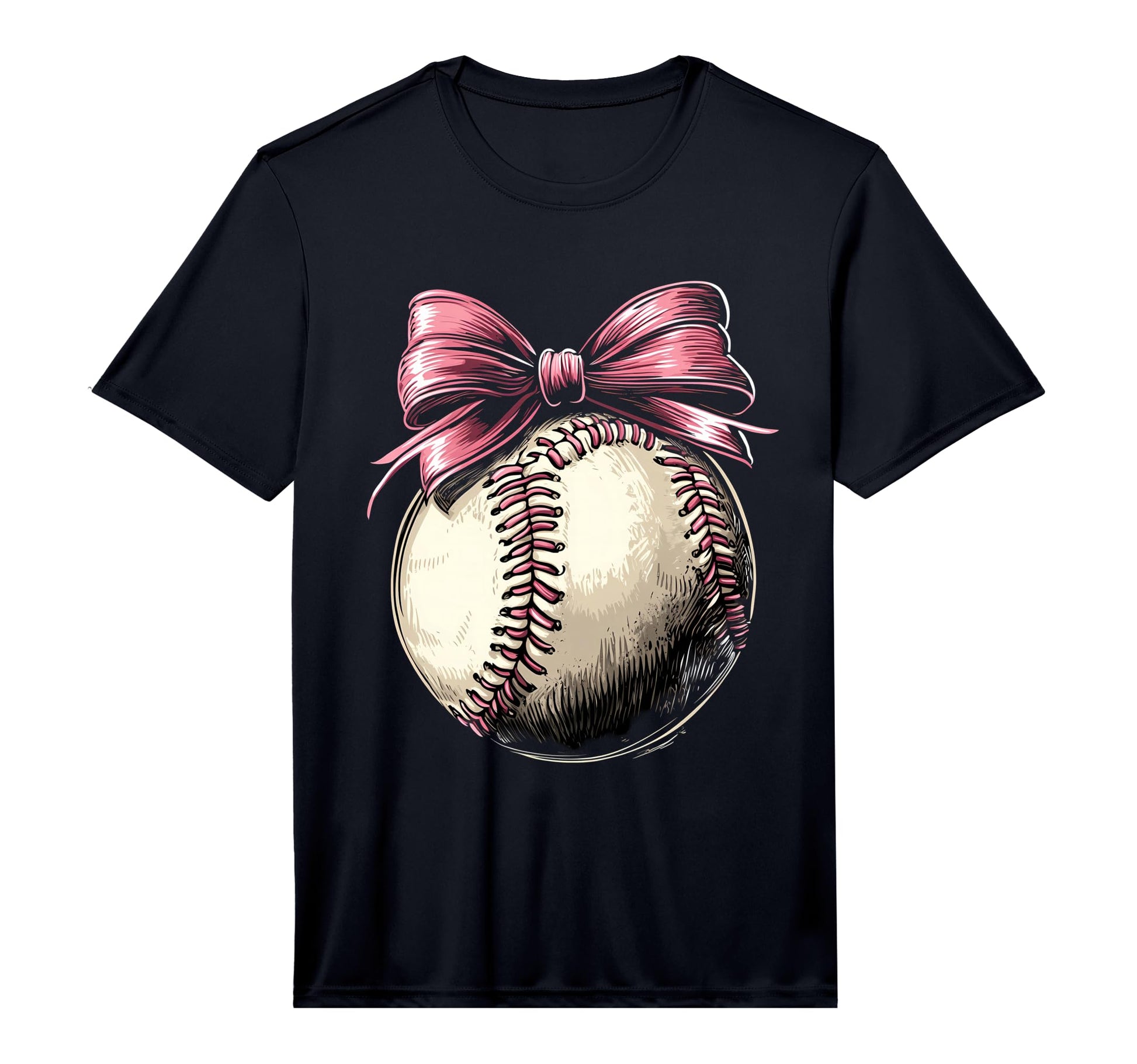 Baseball Coquette Bow Baseball Game T-Shirt - Fun Novelty Design Unisex - T-Shirt, Sweatshirt, Hoodie