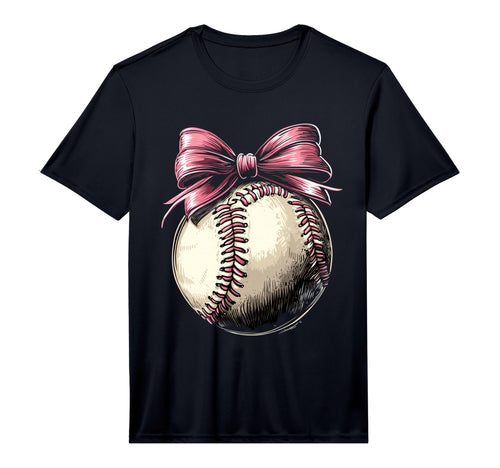 Baseball Coquette Bow Baseball Game T-Shirt - Fun Novelty Design Unisex - T-Shirt, Sweatshirt, Hoodie