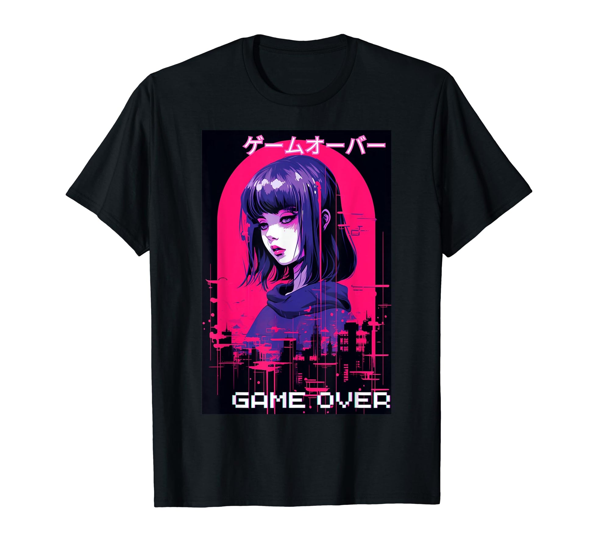 Japanese Vaporwave Sad Anime Indie T-Shirt - Aesthetic Graphic Unisex - T-Shirt, Sweatshirt, Hoodie