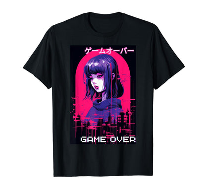Japanese Vaporwave Sad Anime Indie T-Shirt - Aesthetic Graphic Unisex - T-Shirt, Sweatshirt, Hoodie