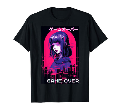 Japanese Vaporwave Sad Anime Indie T-Shirt - Aesthetic Graphic Unisex - T-Shirt, Sweatshirt, Hoodie