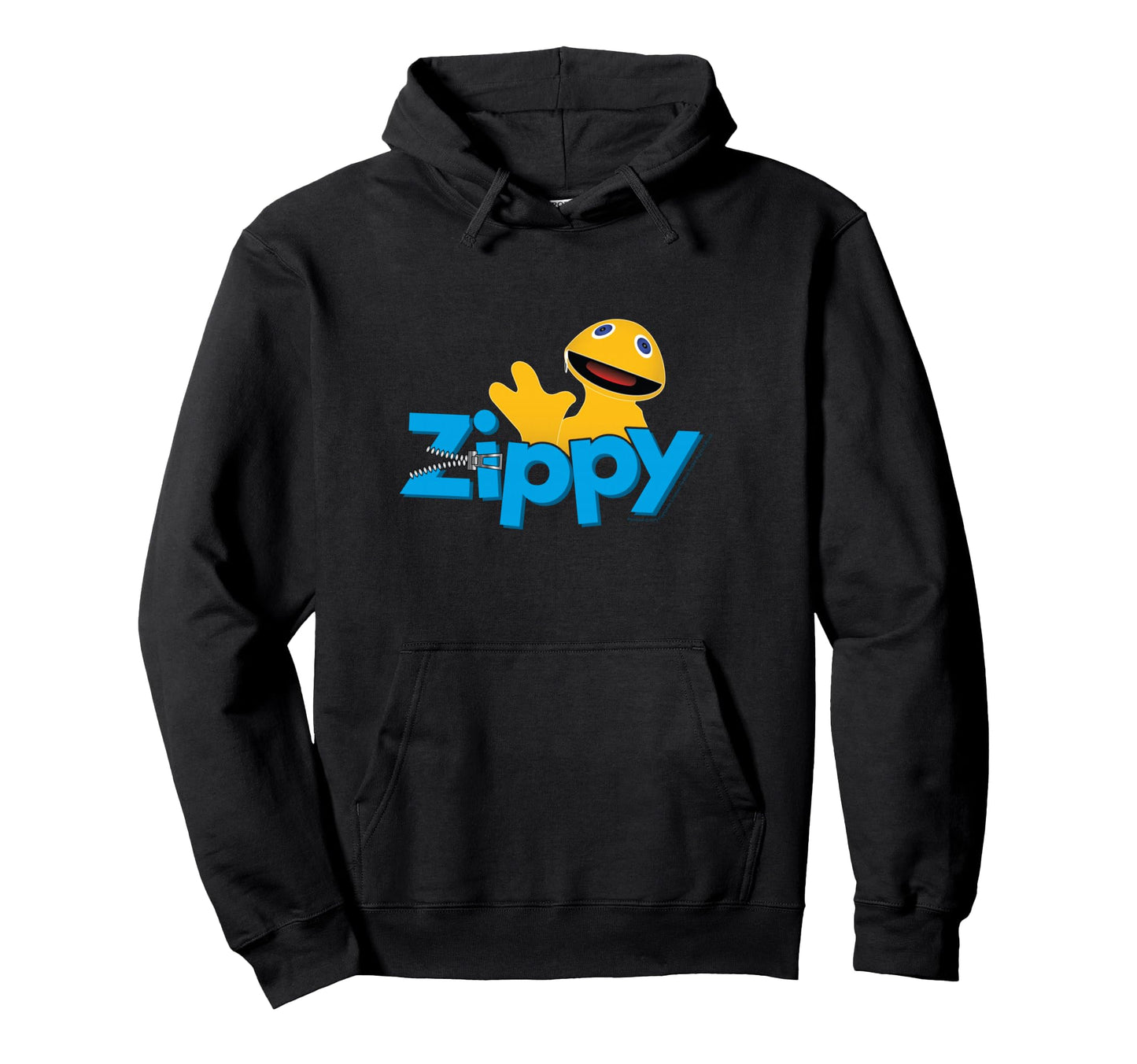 Rainbow Zippy Zip Text Hoodie - Minimalist Print Men Women - T-Shirt, Sweatshirt, Hoodie
