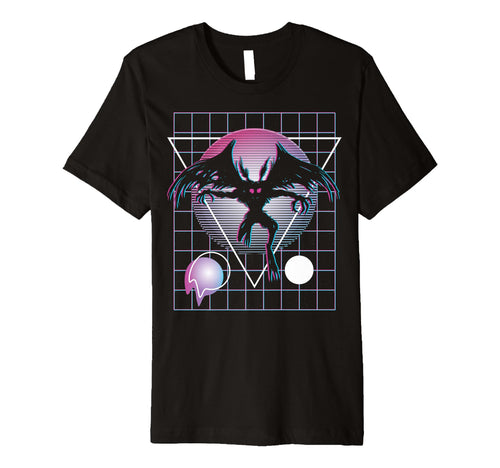 Vaporwave Aesthetic Mothman T-Shirt - Casual Everyday Wear for Adults - T-Shirt, Sweatshirt, Hoodie