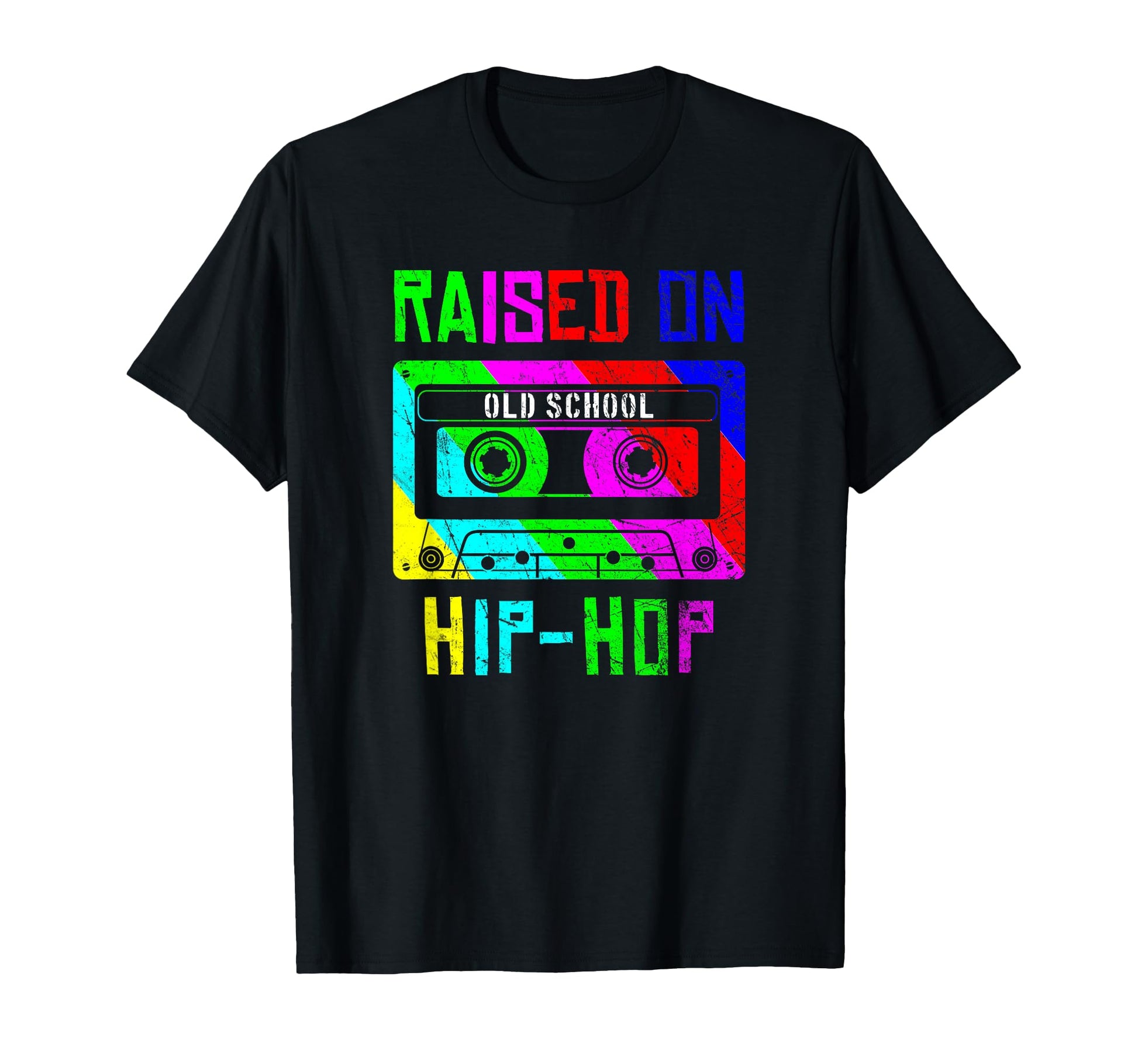 Raised Oldschool Hip Hop 90S Rap T-Shirt - Casual Everyday Wear for Adults - T-Shirt, Sweatshirt, Hoodie