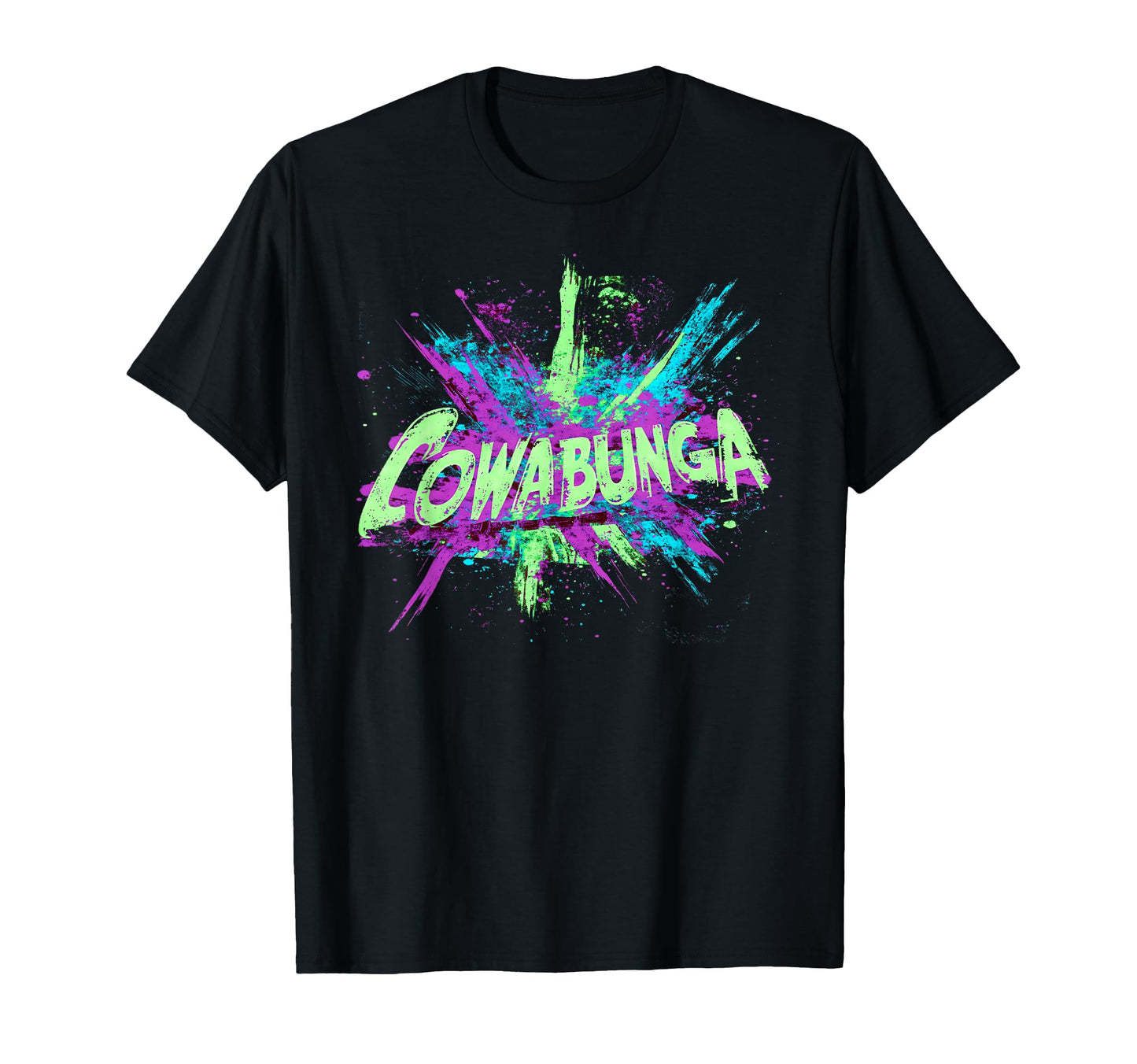 Cowabunga 80S 90S Nostalgia Slang T-Shirt - Graphic Print for Adults - T-Shirt, Sweatshirt, Hoodie