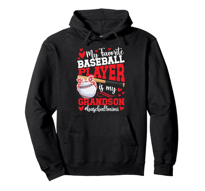 Baseball Mimi Grandma Proud Baseball Hoodie - Minimalist Print Men Women - T-Shirt, Sweatshirt, Hoodie