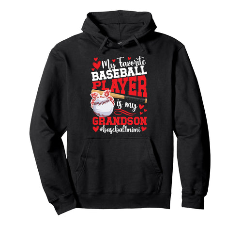 Baseball Mimi Grandma Proud Baseball Hoodie - Minimalist Print Men Women - T-Shirt, Sweatshirt, Hoodie