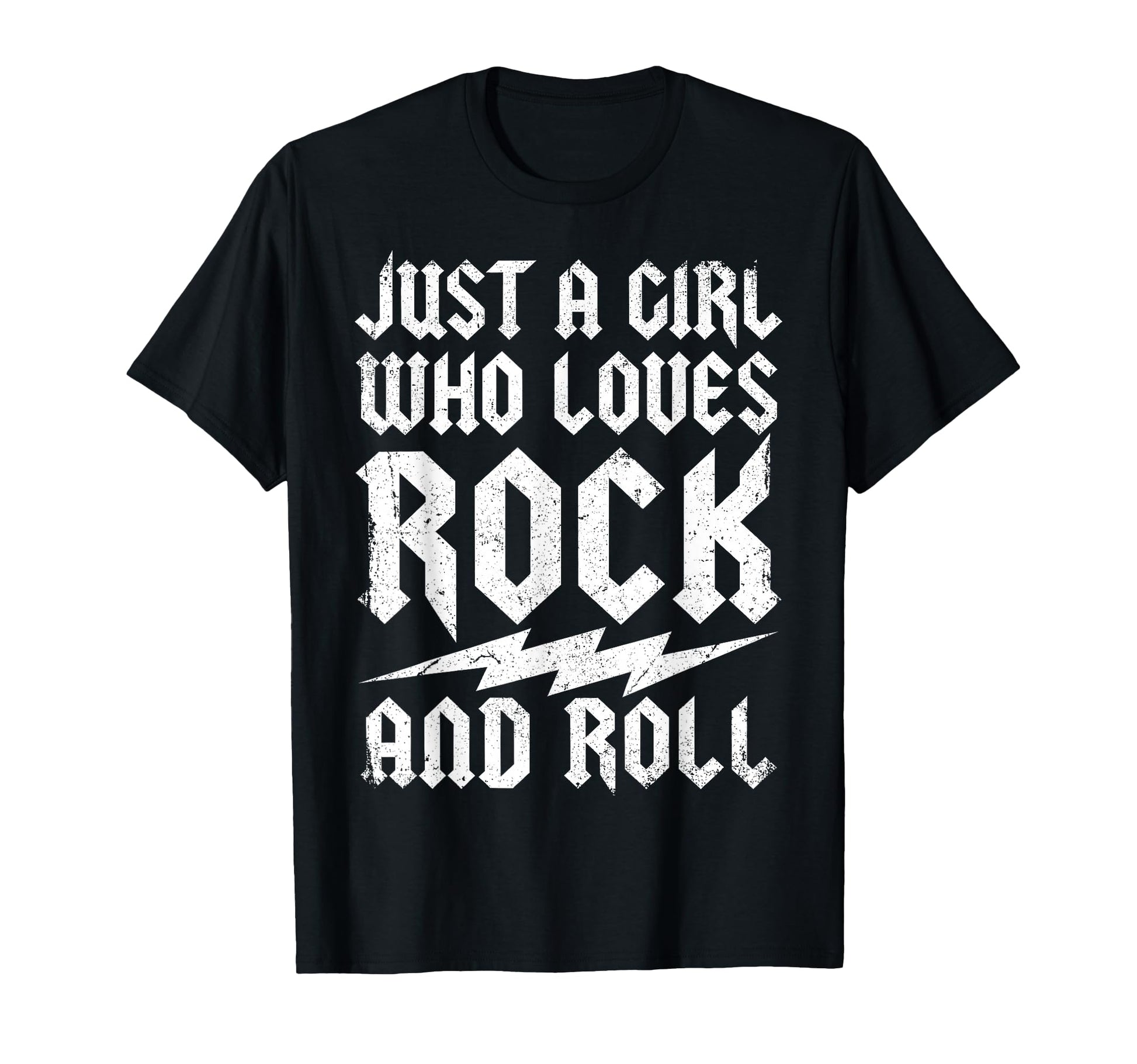 Rock Music Just Who Loves Rock And Roll T-Shirt - Minimalist Print Unisex - T-Shirt, Sweatshirt, Hoodie