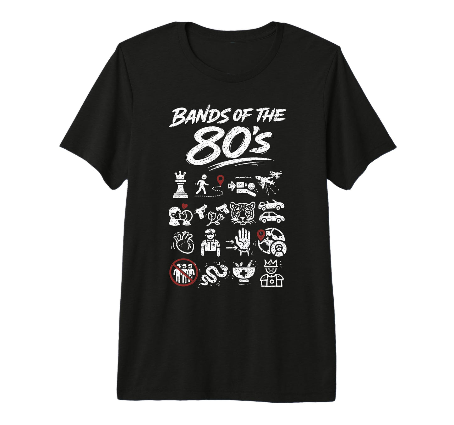 Bands 80S Rock Music Lover Rock And T-Shirt - Trendy Graphic Men Women - T-Shirt, Sweatshirt, Hoodie