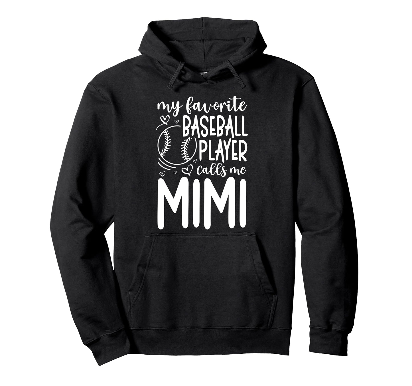 My Favorite Player Calls Me Mimi Grandma Hoodie - Streetwear Style Unisex - T-Shirt, Sweatshirt, Hoodie