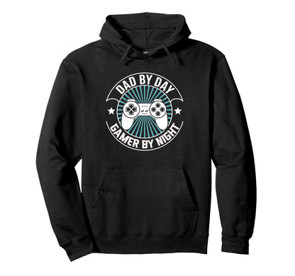 Dad Day Gamer Night Video Game Hoodie - Casual Everyday Wear for Adults - T-Shirt, Sweatshirt, Hoodie